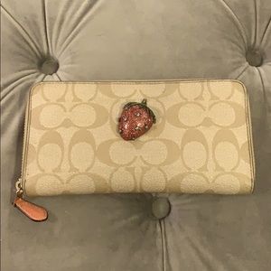 Coach Strawberry Wallet